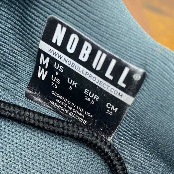 NoBull Journey Runner Plus Teal Green Blue Running Shoe Women’s Size 7.5 - Picture 13 of 13